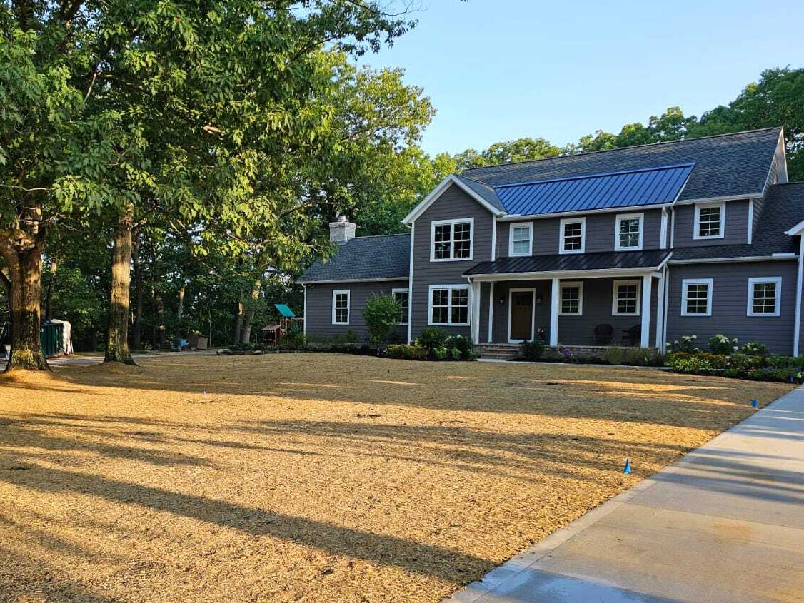 residential lawn installation